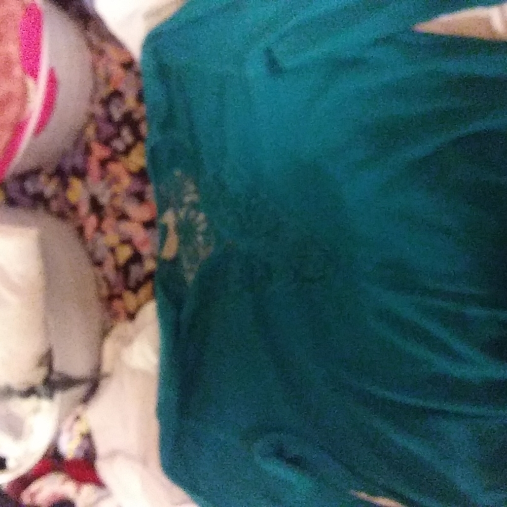 Teal long sleeve shirt